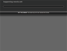 Tablet Screenshot of happening-movie.net